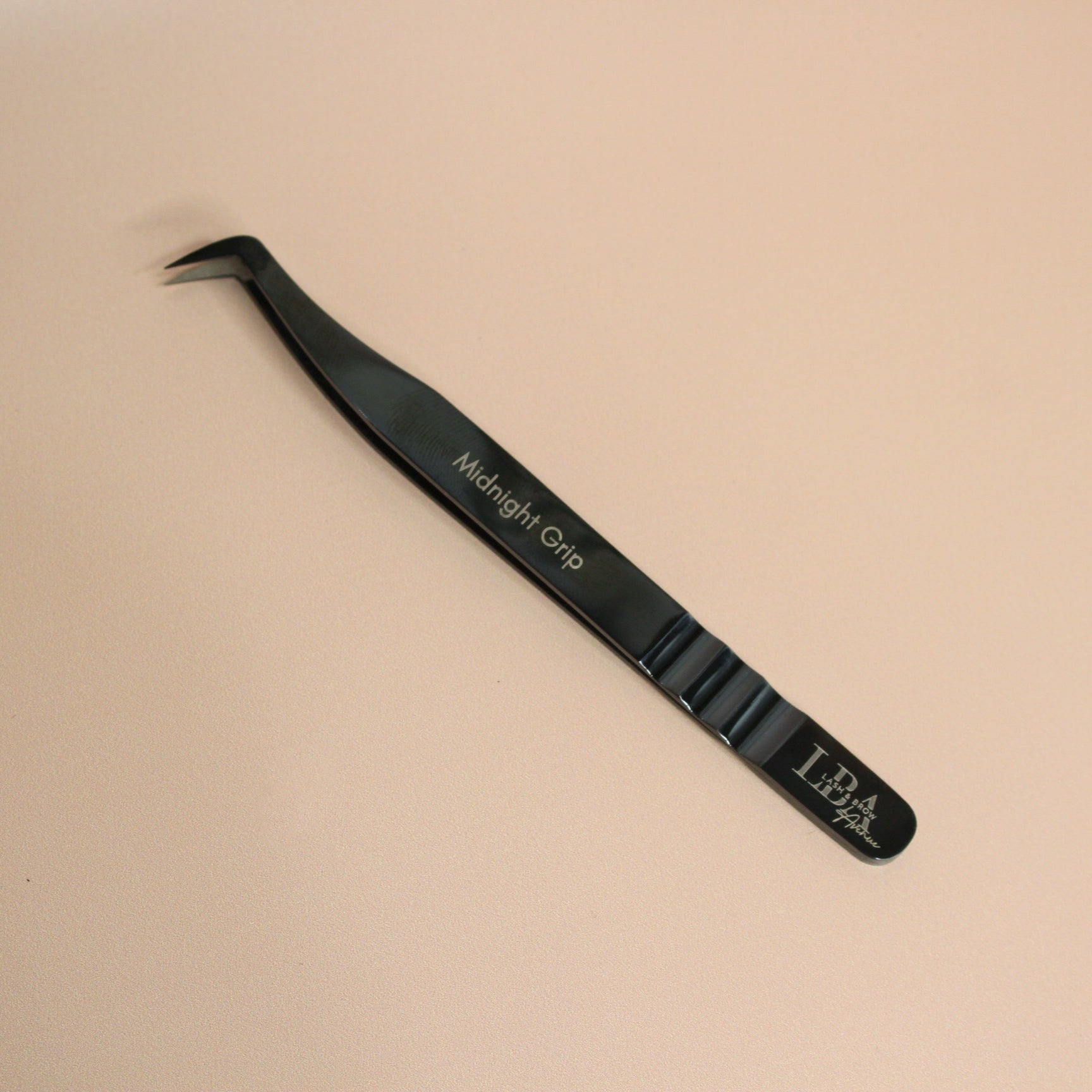 Fibre Tip Lash Tweezers - Midnight Grip