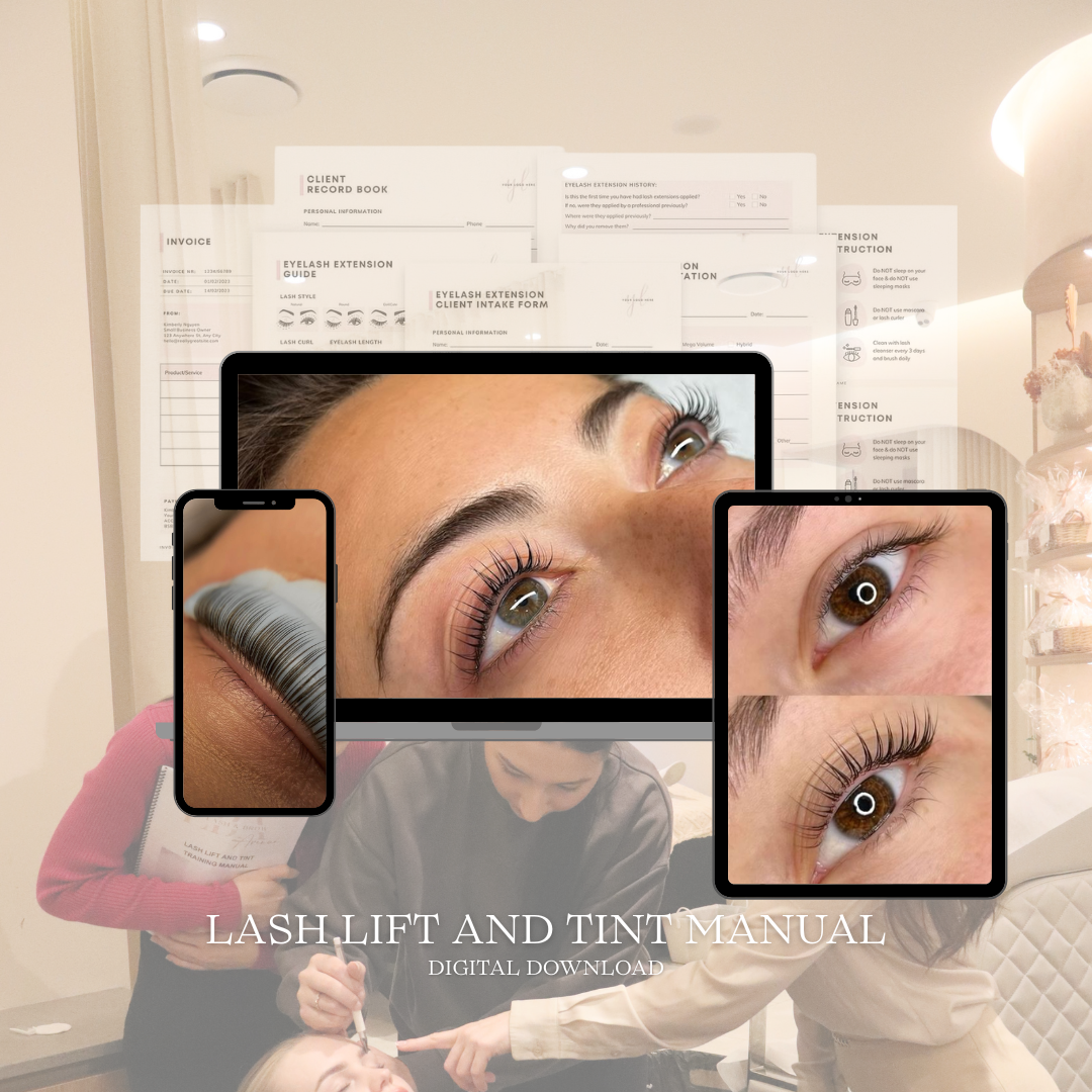 Lash Lift & Tint Training Manual – E-Book