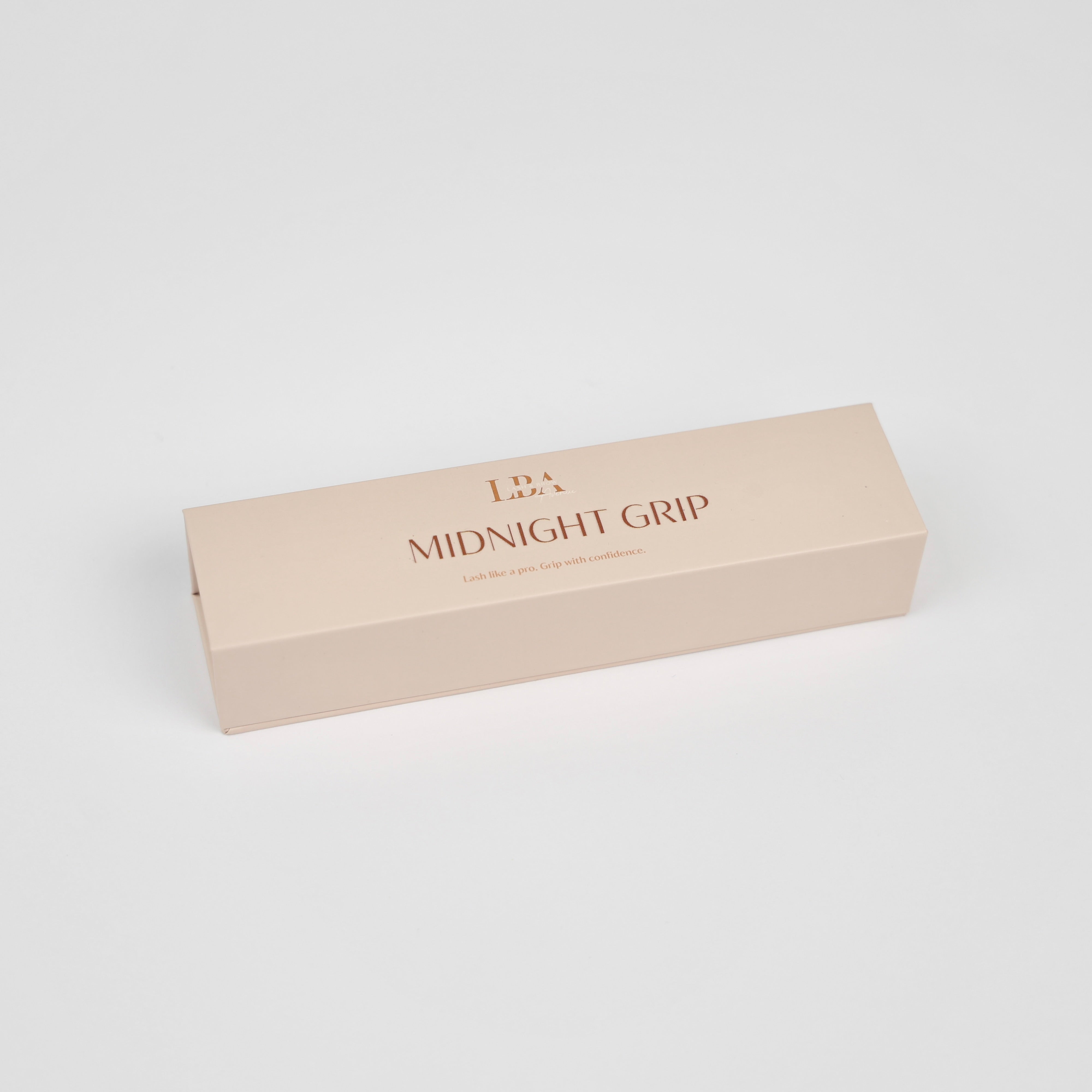 Fibre Tip Lash Tweezers - Midnight Grip
