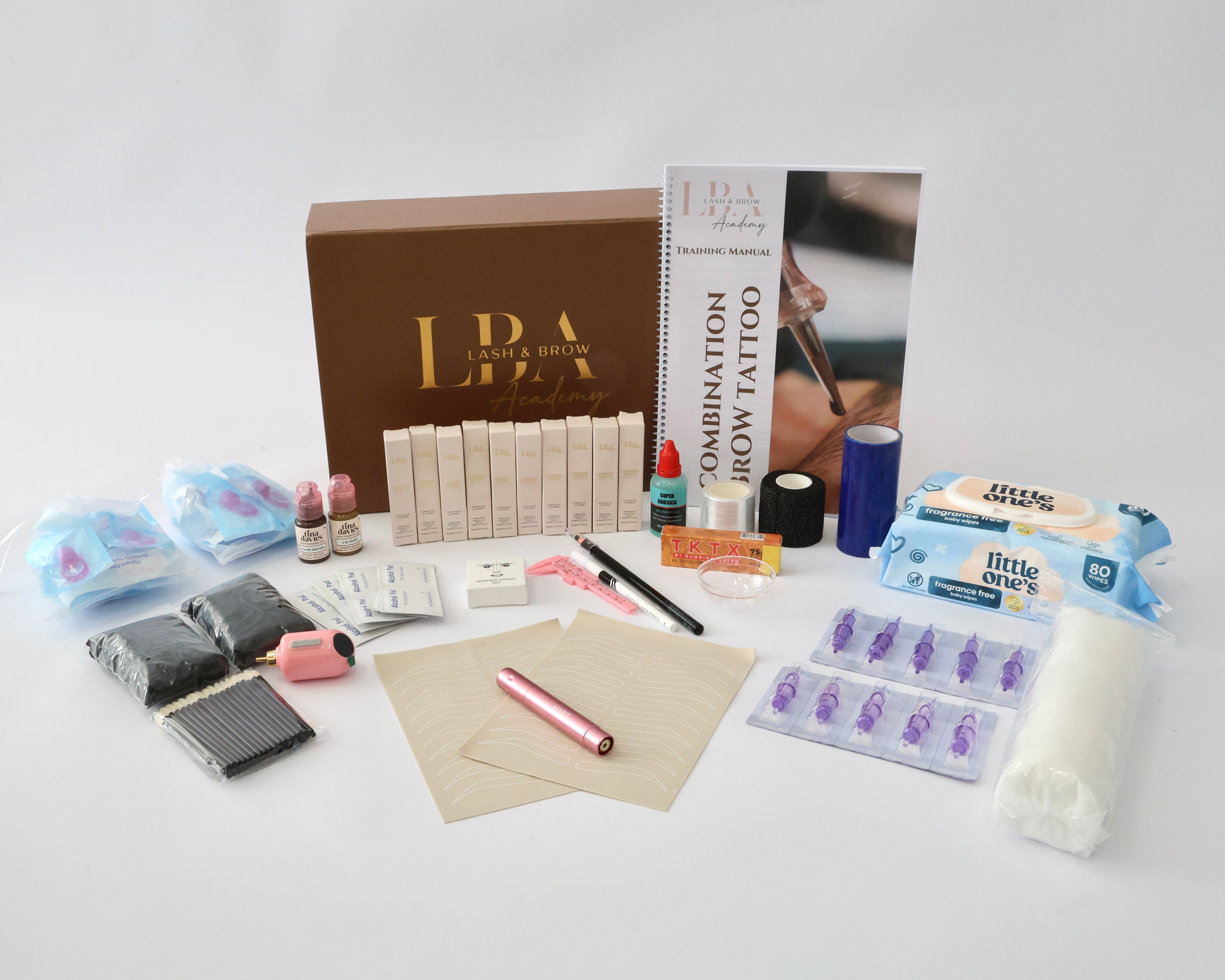Professional Cosmetic Tattoo Combination Brows Starter Training Kit