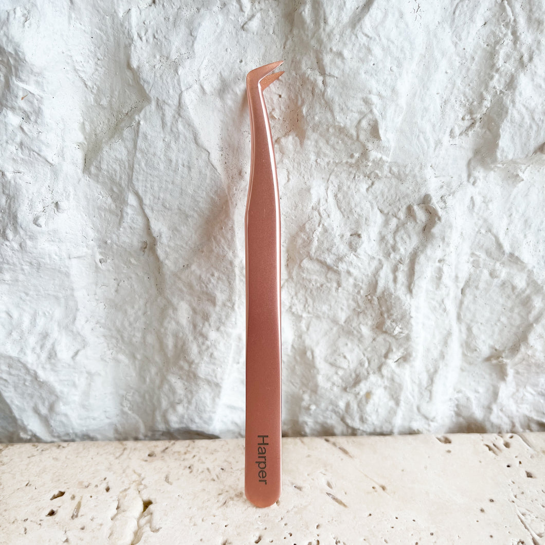 LBA Rose Gold Harper Tweezers