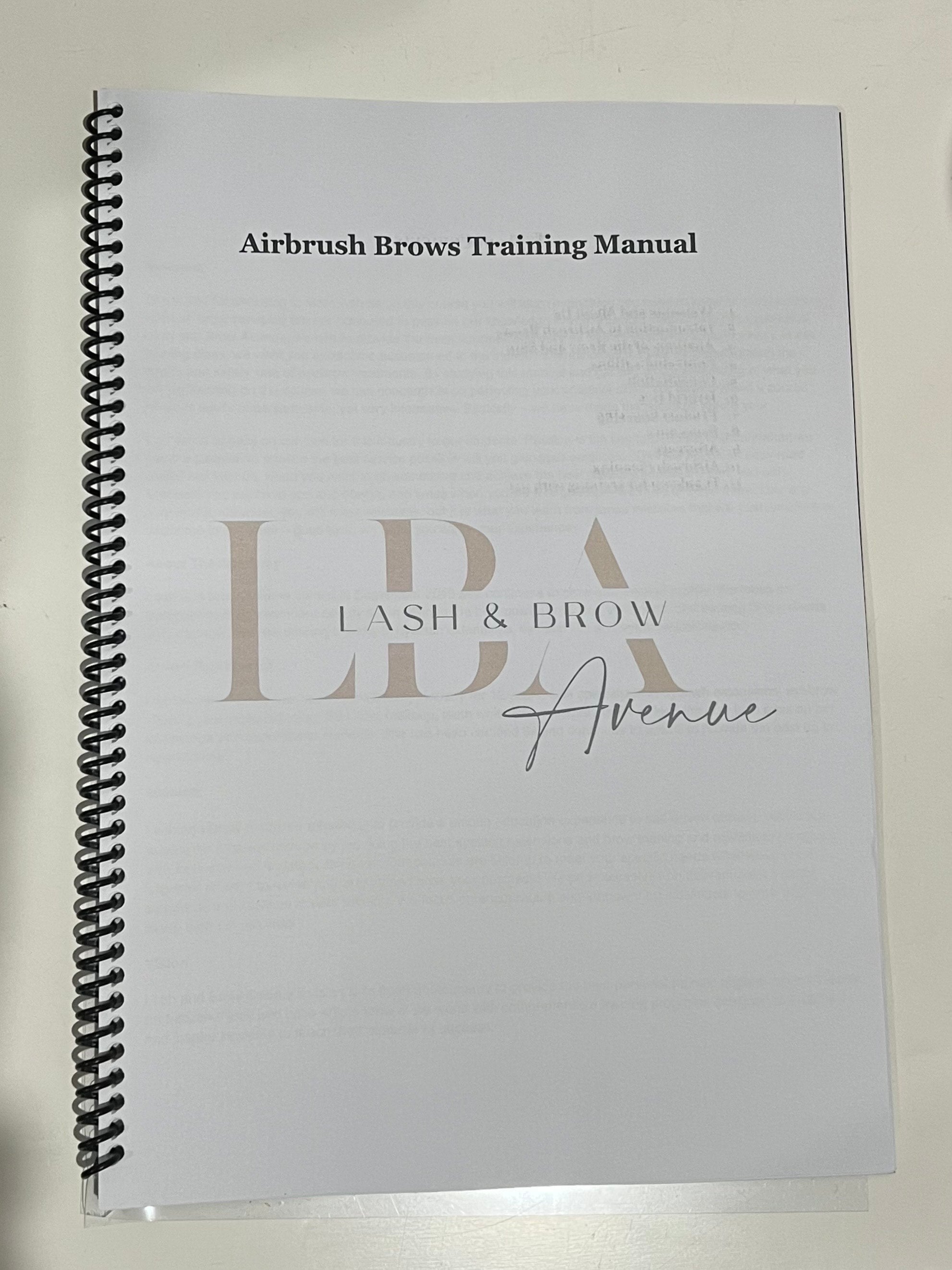 Airbrush Brow Training Manual – E-Book