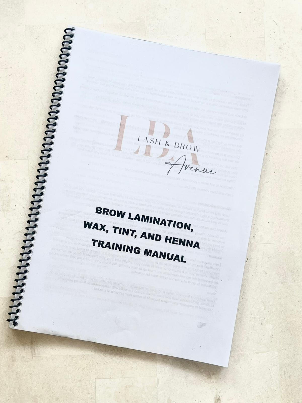 Brow Artistry Training Manual – E-Book