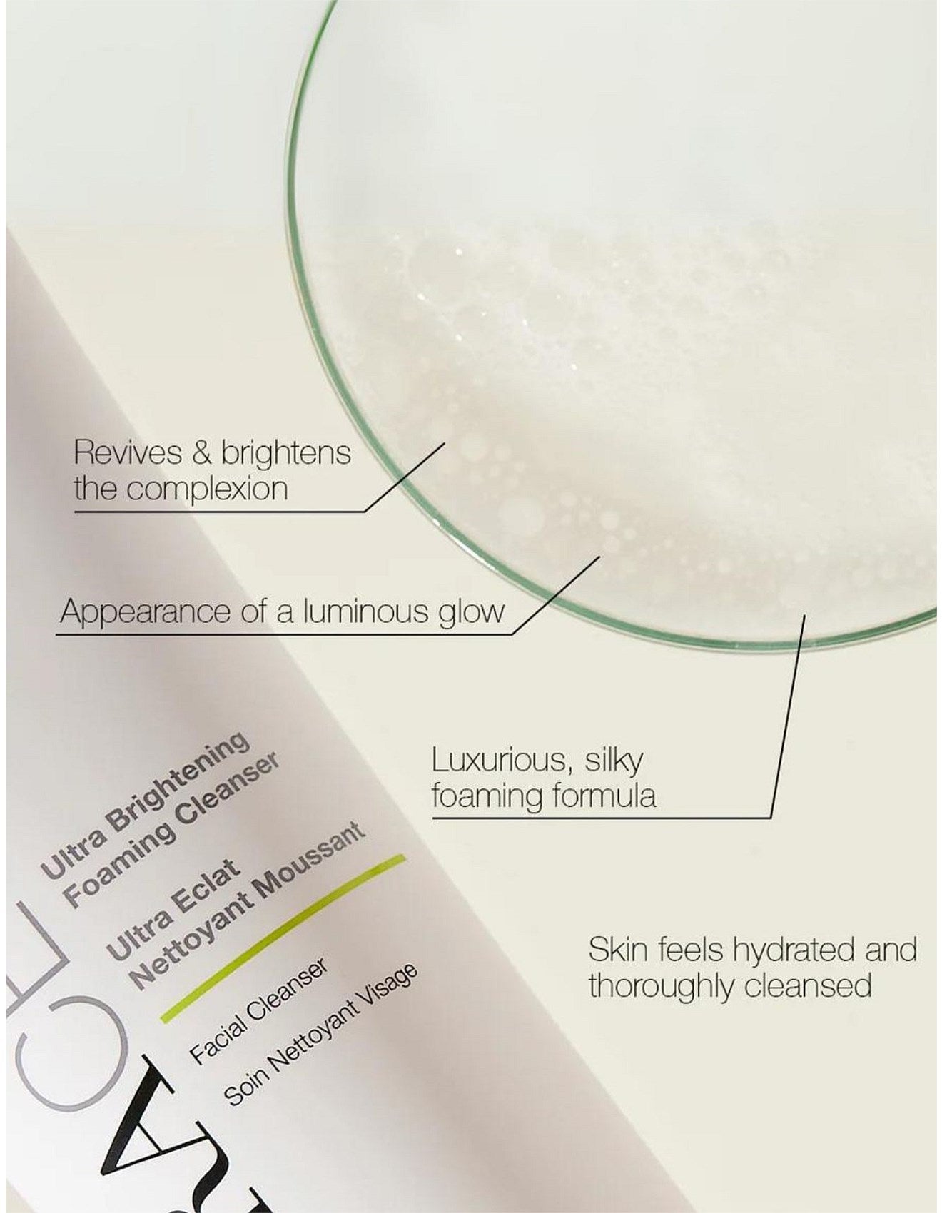 Creamy Foaming Cleanser | Brightening Hydrating Face Cleanser