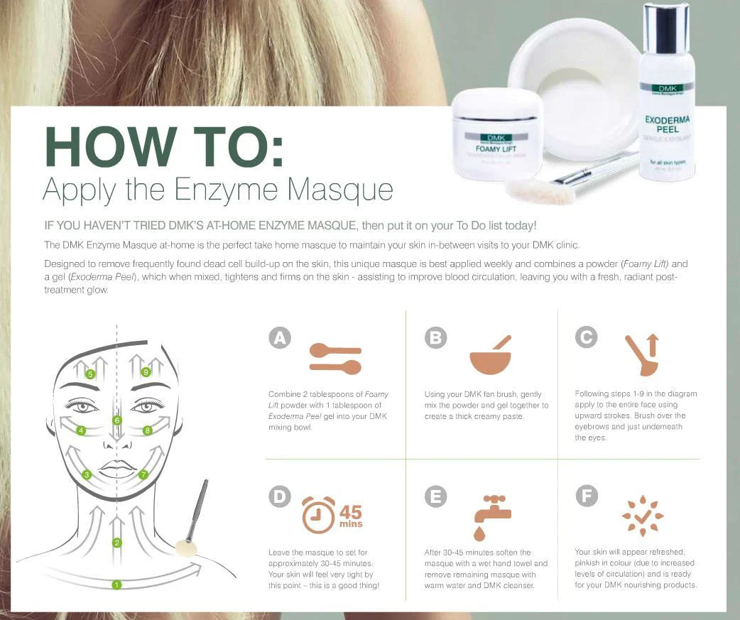 DMK Foamy Lift &amp; Exoderma Peel | At-Home Enzyme Masque