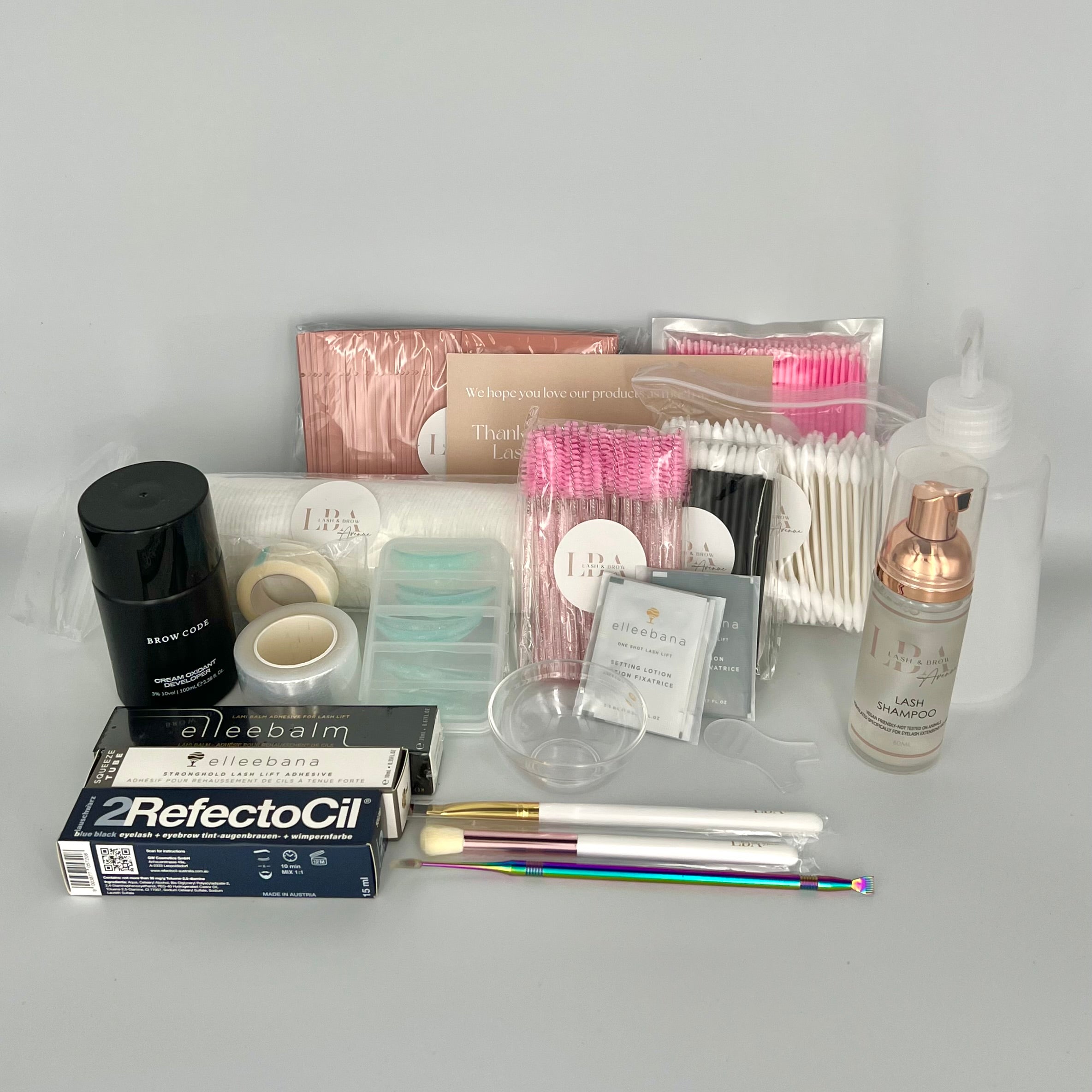 Professional Student Eyelash Lift and Tint Starter Training Kit