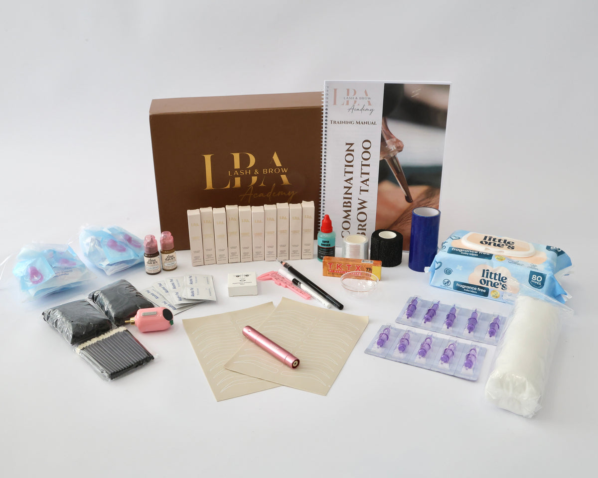 Professional Cosmetic Tattoo Combination Brows Starter Training Kit
