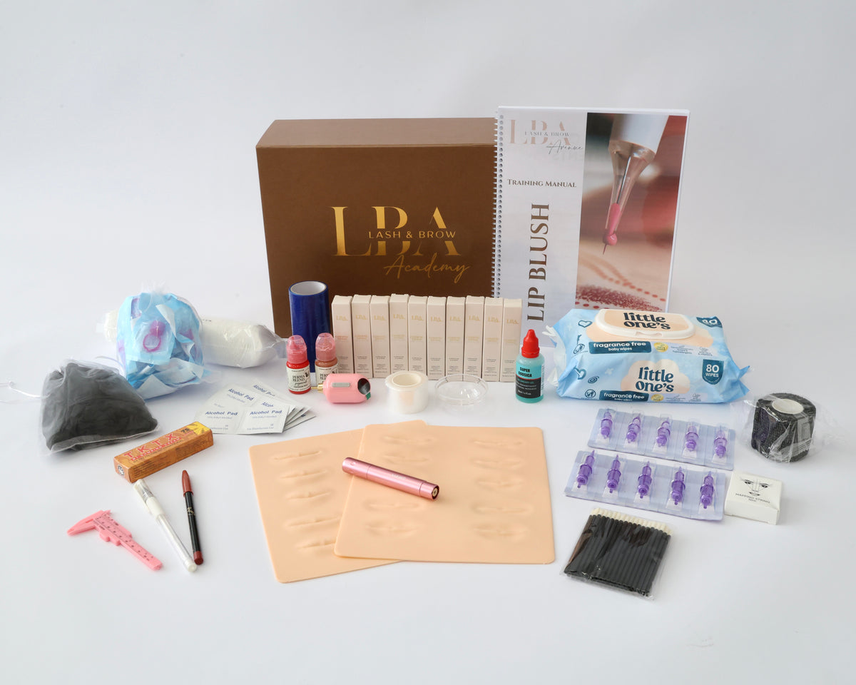 Professional Student Cosmetic Tattoo Lip Blush Starter Training Kit